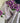 Vintage Purple Satin Huipil