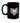 Corazon Chapin Black Mug - 11 oz