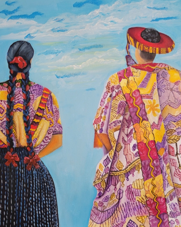 Quetzaltenango Oil Painting