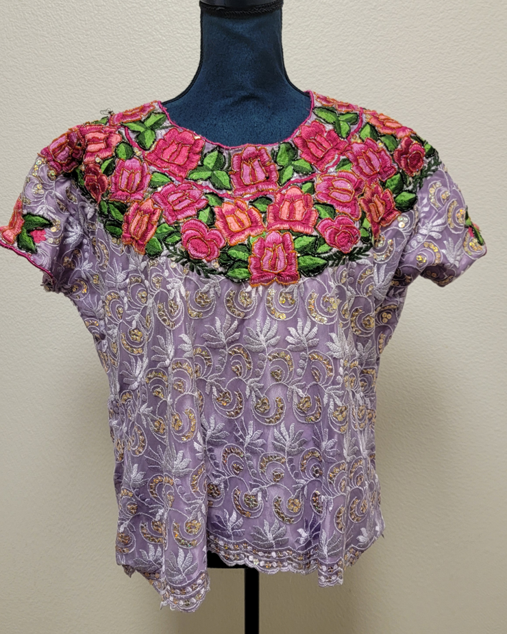L to 2X - Vintage Purple Top from Coban