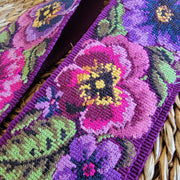 Purple Vintage Mayan Faja
