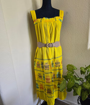 Sleeveless Yellow, XL