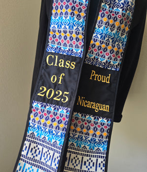 2025 - Proud NICARAGUAN Graduation Sash