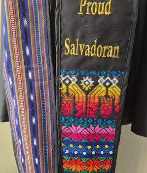 Proud SALVADORAN Multicolor Graduation Sash