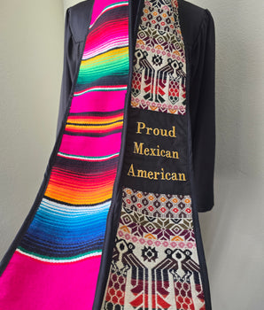 Proud MEXICAN AMERICAN Graduation Sash