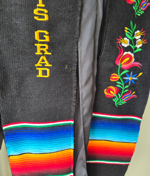 Floral Sarape Graduation Sash