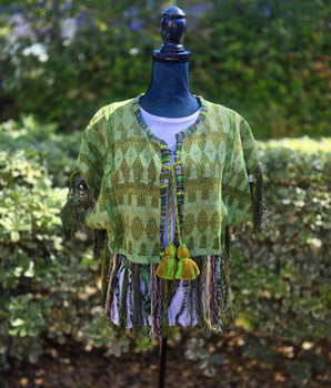 VINTAGE Luxury Handwoven Mayan Shawl