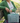 Green and White Baul - Medium