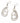 Silver Extra Large Quetzal Earrings