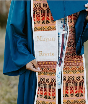 MAYAN ROOTS Graduation Sash