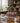 Beige Multicolor Baul - Small