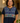 S  Unisex Indigo Top
