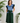 L to XL  Green and Blue Huipil Dress