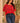 Deep Orange Coban Huipil- One Size