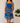 M Blue Overall Dress