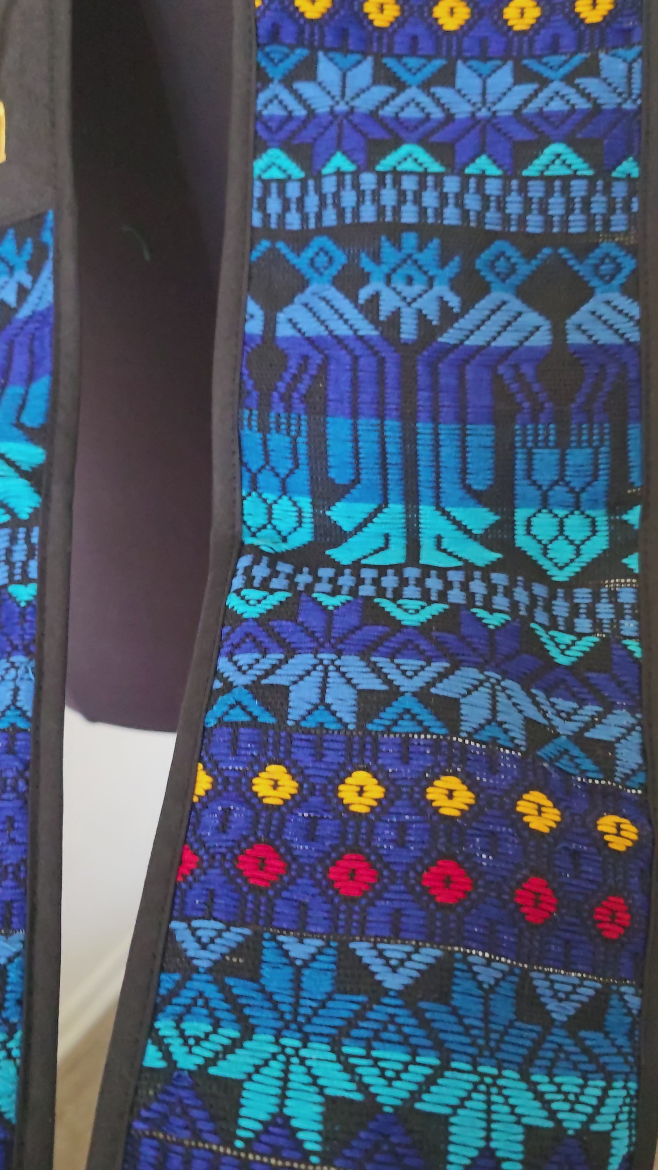 Blue AMERICAN GUATEMALAN Graduation Sash – Saviaguate