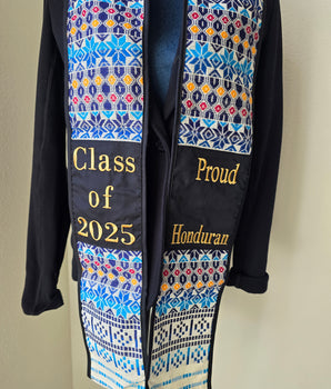 2025 - Proud HONDURAN Graduation Sash