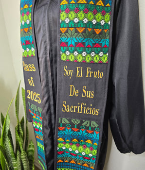 Soy el Fruto de Sus Sacrificios Graduation Sash