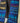 Blue AMERICAN GUATEMALAN Graduation Sash