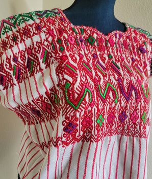 Geometric Embroidery Huipil