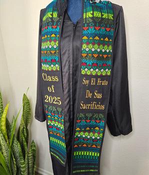 Soy el Fruto de Sus Sacrificios Graduation Sash