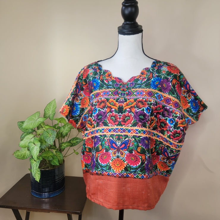 VINTAGE M to XL -  Orange Top