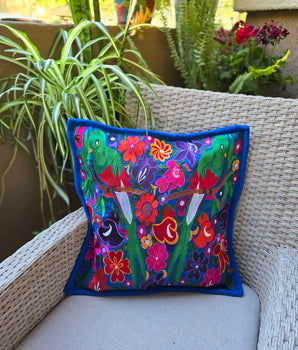 El Quetzal Blue Pillowcase