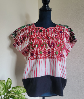 Geometric Embroidery Huipil