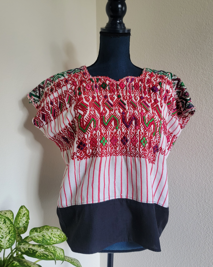 Geometric Embroidery Huipil
