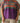 XL -2X VINTAGE Handwoven XELA Purple Huipil