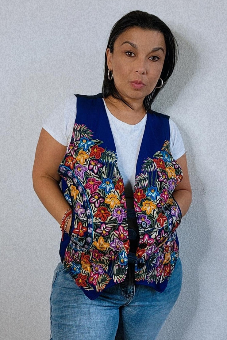 Large Floral Vest