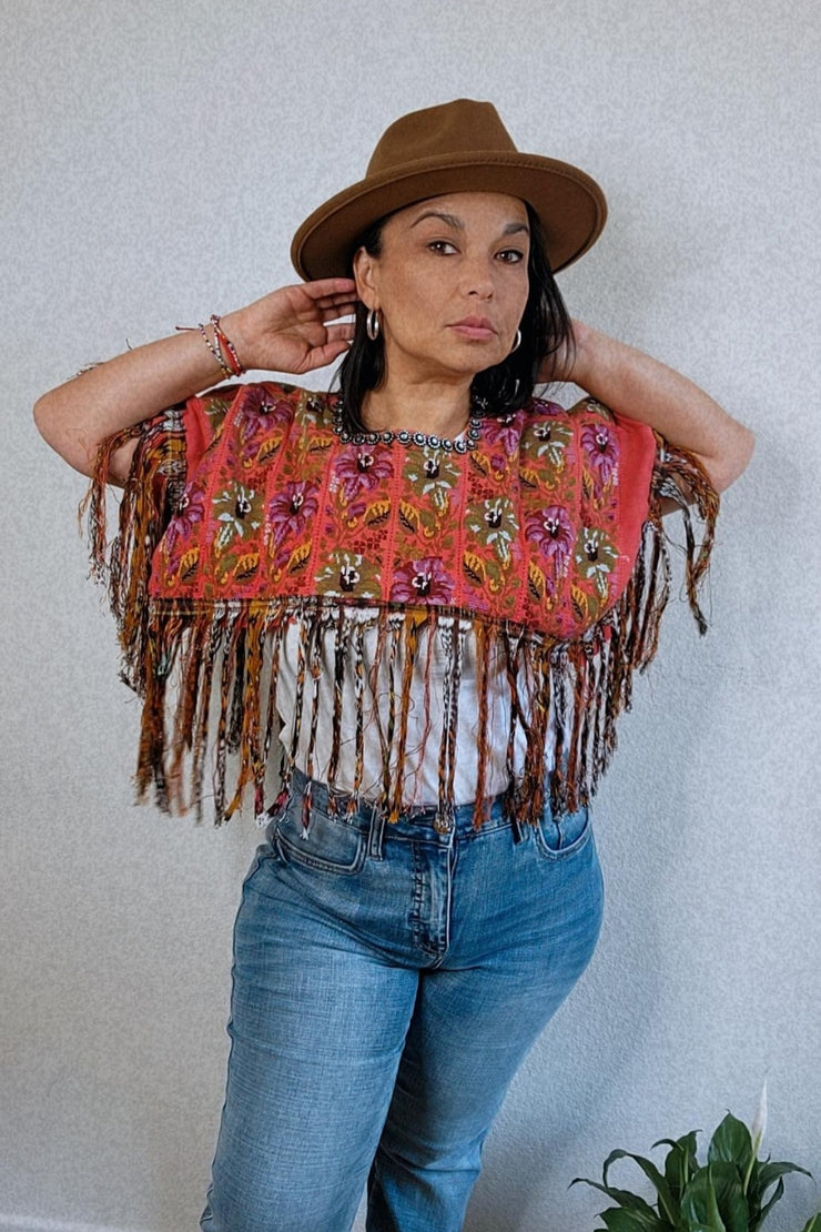 Vintage Flowers Cape