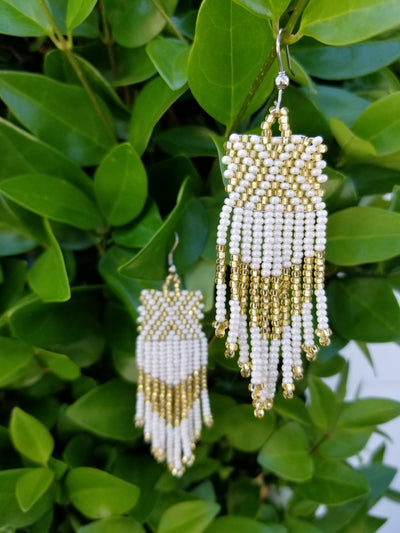 White Gold Earrings