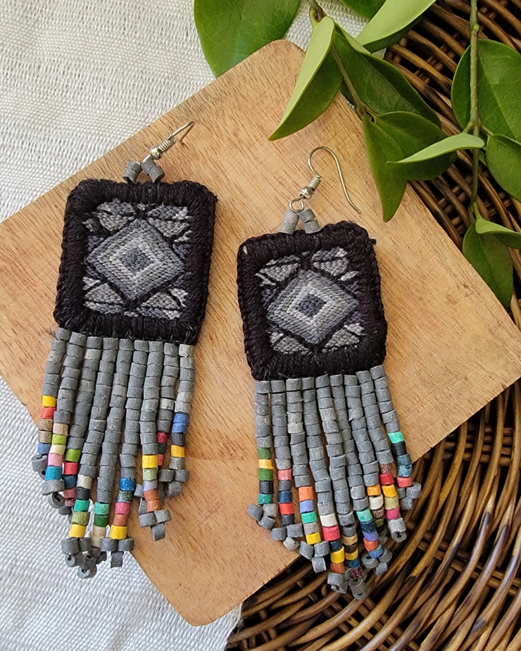 Textile Earrings