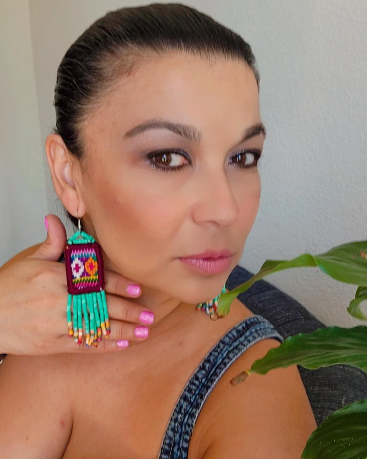 Textile Earrings
