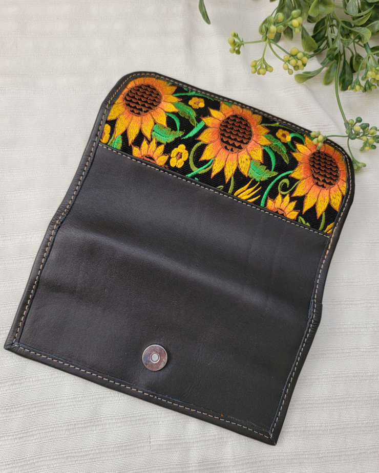 Sunflower Trifold Wallet