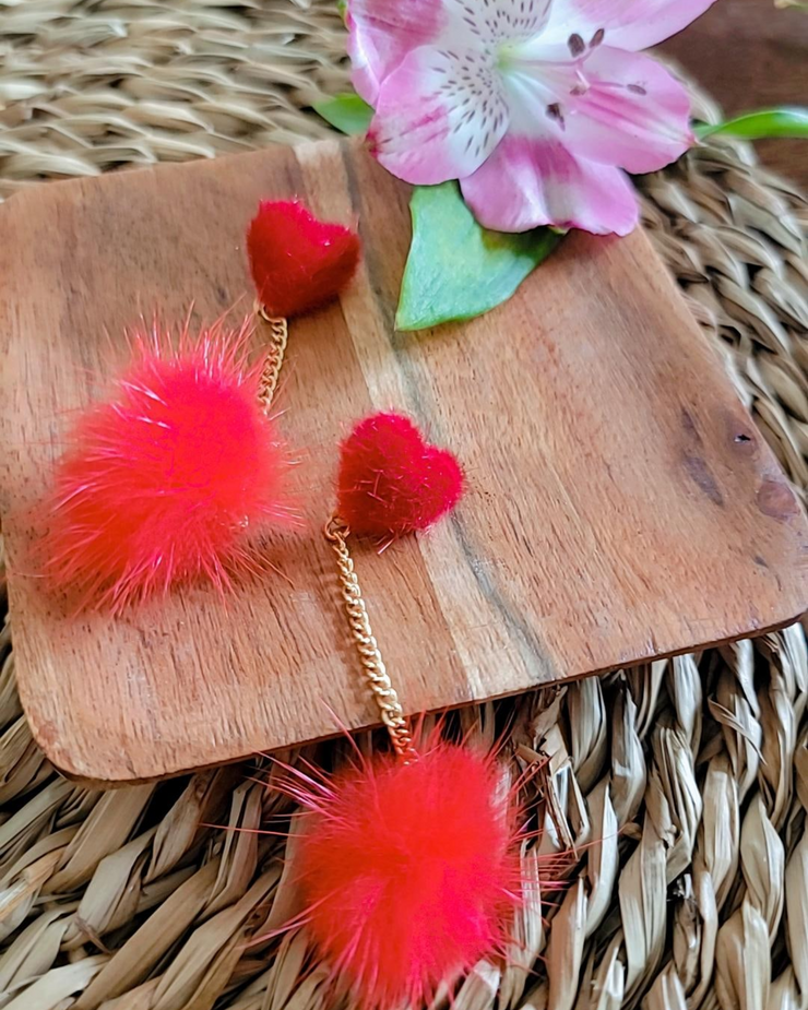 Red Heart Earrings
