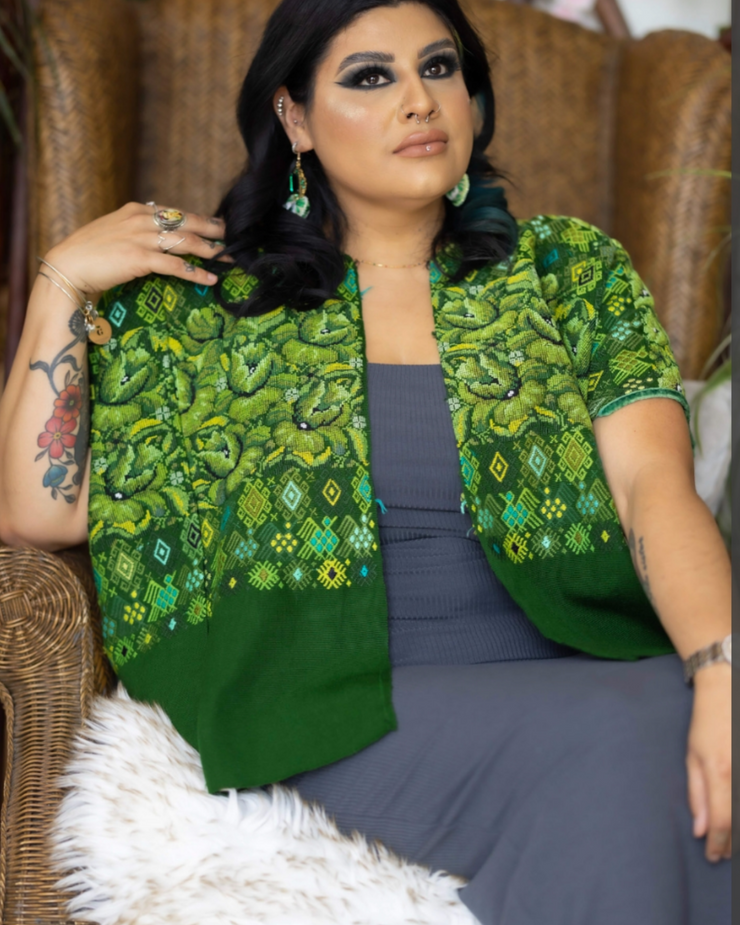 Large to 2X Vintage Chimaltenango Cardigan