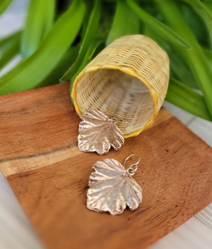 Silver Leaves Earrings