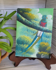 El Quetzal Acrylic Oil Painting
