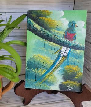 El Quetzal Acrylic Oil Painting