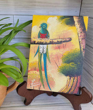 El Quetzal Acrylic Oil Painting