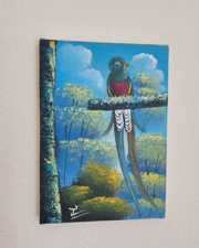 El Quetzal Acrylic Oil Painting
