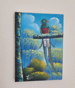 El Quetzal Acrylic Oil Painting